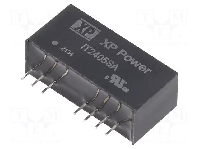 Converter: DC/DC; 3W; Uin: 9÷36VDC; Uout: 5VDC; Iout: 600mA; SIP; THT XP POWER IT2405SA