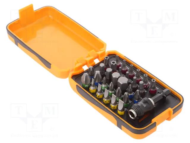 Kit: screwdriver bits; Kit: universal magnetic holder; 30pcs. BETA BE860MIX/A31