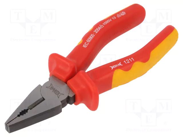 Pliers; insulated,universal; 160mm BM GROUP BM1211