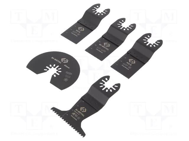 Saw blade set; for multitools; 5pcs. C.K CK-T0870