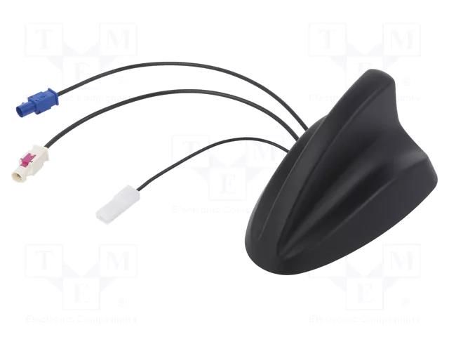 Antenna; SHARK; AM,FM,GPS; universal; 0.25m; 12VDC CALEARO 7677825
