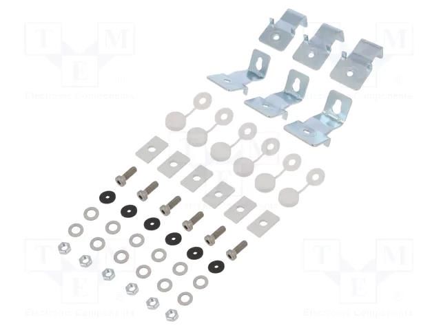 Set of wall holders; steel; W: 160mm; H: 150mm; D: 50mm; 6pcs. SCHNEIDER ELECTRIC NSYFMPLA