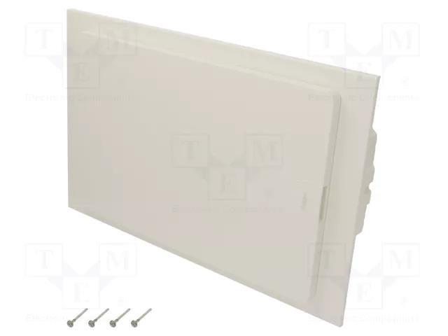 Enclosure: for modular components; IP40; plaster embedded HAGER VF118PD