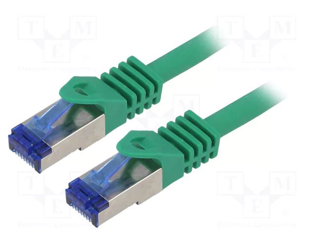 Patch cord; S/FTP; Cat: 6a; RJ45 plug,both sides; stranded; Cu; 10m LOGILINK C6A095S