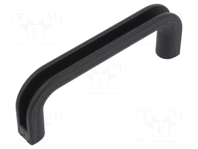 Holder; polyamide; black; H: 48mm; L: 135mm; W: 16mm; handle FATH FA-092012