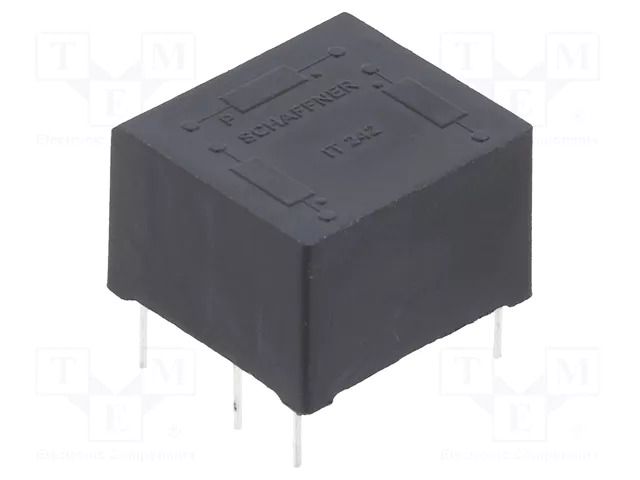 Transformer: impulse; PCB; 17.6x16.7x11.3mm; Rpri.wind: 750mΩ SCHAFFNER / TE Connectivity IT242