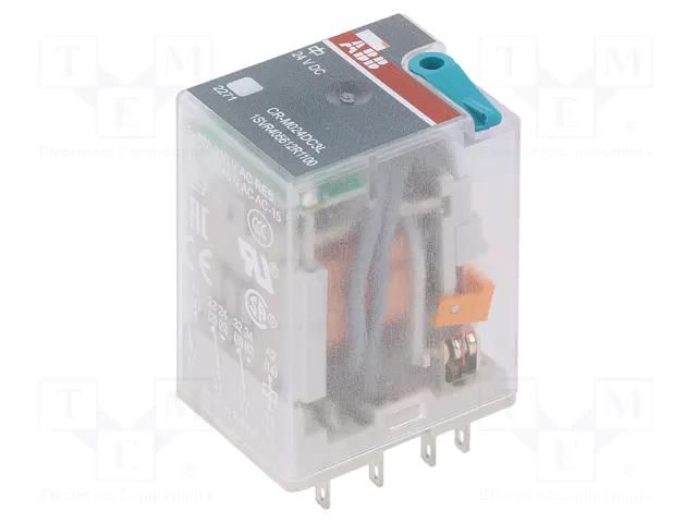 Relay: electromagnetic; 3PDT; Ucoil: 24VDC; Icontacts max: 10A ABB CR-M024DC3L