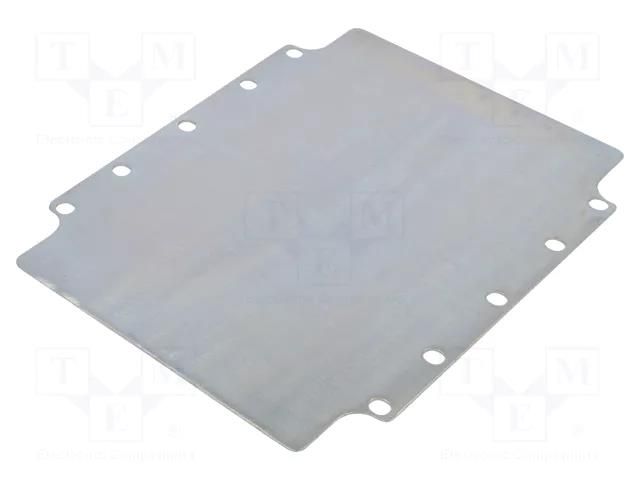 Mounting plate; steel; Plating: zinc RAYCHEM RPG MP-RJ-19