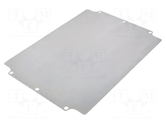 Mounting plate; steel; Plating: zinc RAYCHEM RPG MP-RJ-18