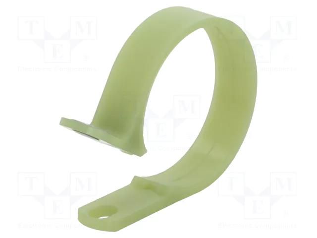 Fixing clamp; ØBundle : 43.1mm; Ømount.hole: 5.2mm; W: 14mm ESSENTRA NM-26-R26