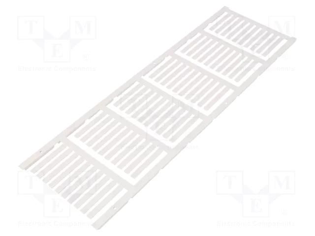 Label; polyamide 66; white; -40÷100°C; slide; TM-I MC; UL94V-2 WEIDMÜLLER WM-1876390000