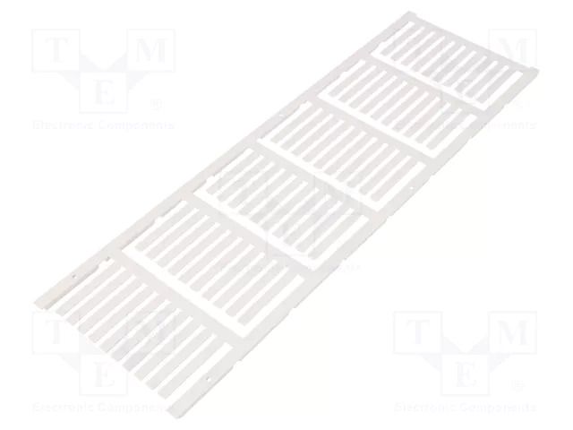 Label; polyamide 66; white; -40÷100°C; slide; TM-I MC; UL94V-2 WEIDMÜLLER WM-1876390000