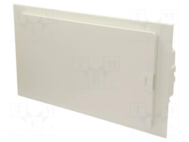 Enclosure: for modular components; IP40; plaster embedded HAGER VF122PD