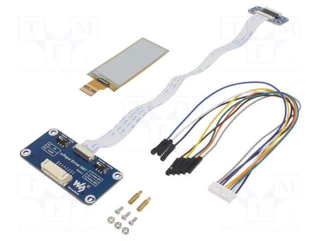 Display: e-paper; 2.13"; 212x104; Dim: 59.2x29.2x0.3mm; 3.3VDC WAVESHARE WSH-15084