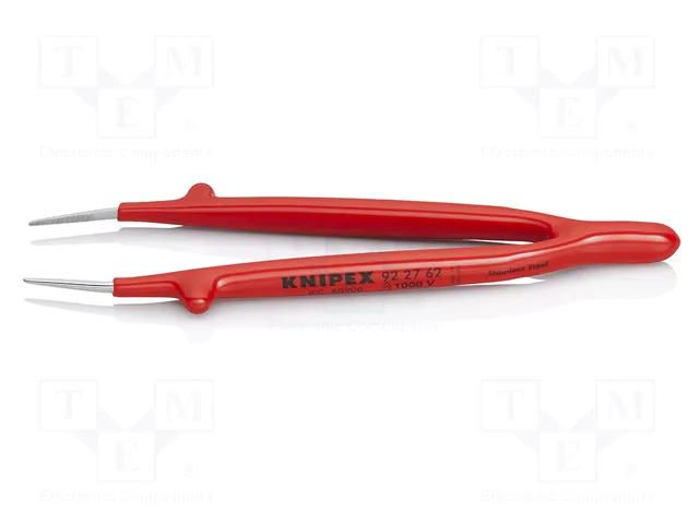 Tweezers; 150mm; Blade tip shape: sharp; insulated KNIPEX KNP.922762