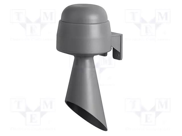 Signaller: sound; siren; 24VDC; 24VAC; 98dB; 584; IP65; ABS; 80mA WERMA 58400075