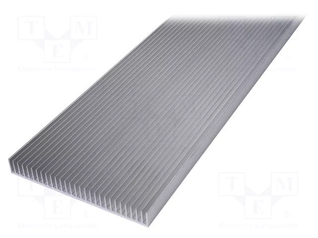 Heatsink: extruded; grilled; black; L: 1000mm; W: 200mm; H: 25mm SEIFERT ELECTRONIC KL-144/1000/M