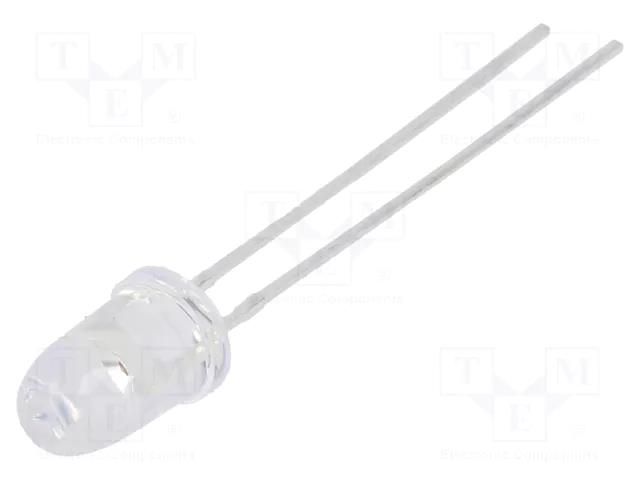 LED; 5mm; red; 2000÷2800mcd; 30°; Front: convex; 1.7÷2.2VDC; 100mW LUMEX SSL-LX5093SRC/E