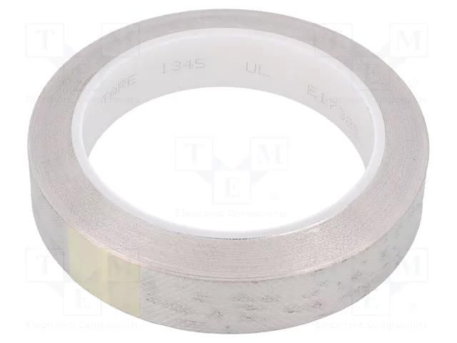 Tape: shielding; W: 19mm; L: 16.5m; Thk: 0.101mm; acrylic; copper 3M 3M-1345-19-16.5