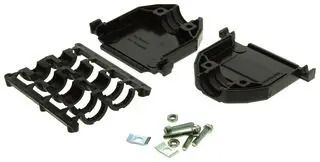 D SUB BACK SHELL, 180DEG, SIZE DB 17E17261