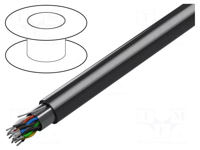 Wire; 8x2x24AWG; RS232; stranded; Cu; shielded,Al-PET foil; PVC BELDEN 9508.0030