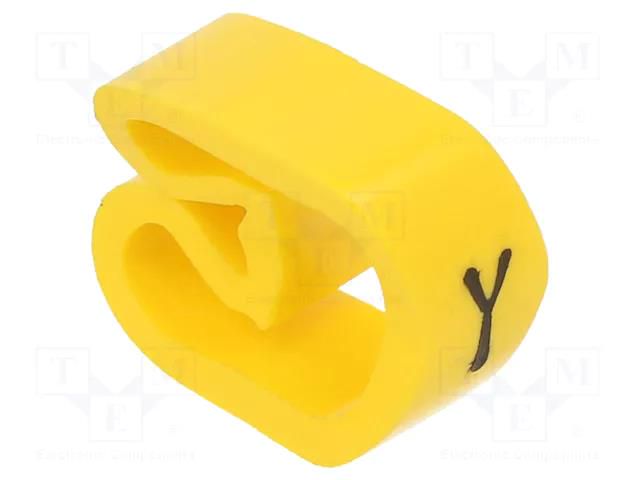 Markers; Marking: Y; 8÷16mm; PVC; yellow; -30÷80°C; leaded; CLI C WEIDMÜLLER WM-0253411696