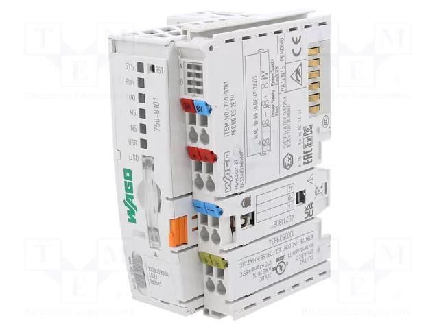 Module: PLC programmable controller; 750; Programming: PC,WWW WAGO 750-8101