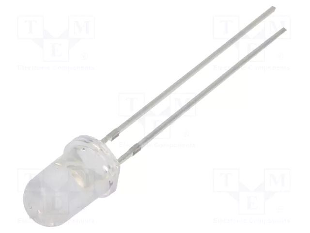 LED; violet; 5mm; 7000÷8400mcd; 15°; Front: convex; 2.9÷3.6VDC OPTOSUPPLY OSK7DL5111A