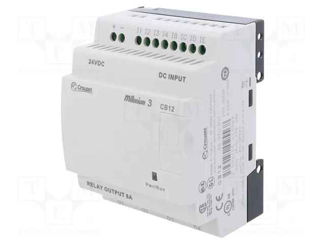 Programmable relay; IN: 8; OUT: 4; Millenium 3 Essential; IP20 CROUZET CROUZET-88970021