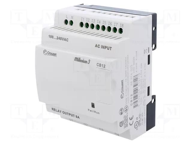 Programmable relay; IN: 8; Analog in: 0; OUT: 4; Millenium 3 Smart CROUZET CROUZET-88974023