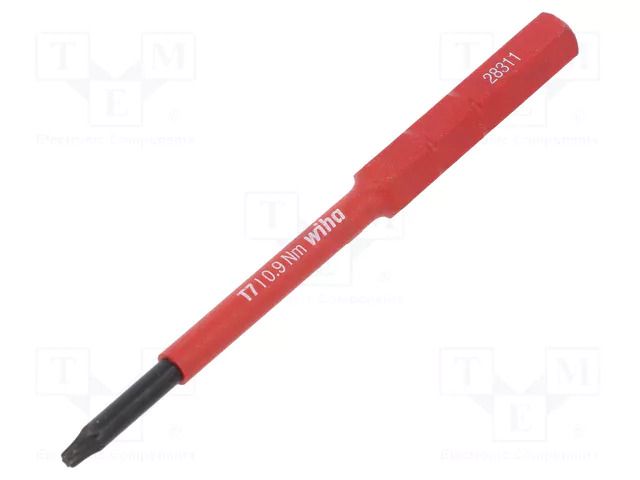 Interchangeable blade; insulated; Torx®; TX07; Overall len: 75mm WIHA WIHA.43142