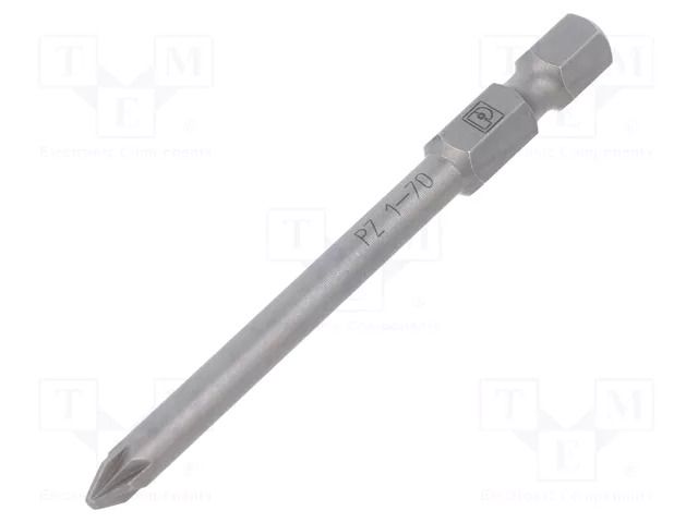 Screwdriver bit; Pozidriv®; 1/4"; Overall len: 70mm PHOENIX CONTACT PH-1212594