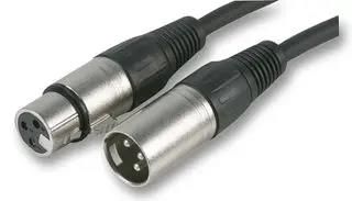 CABLE ASSY, 3P XLR PLUG-SOCKET, 50M PLS00250