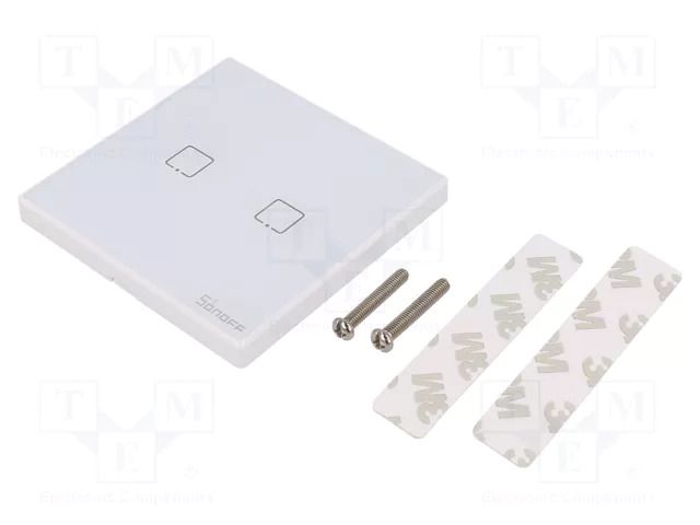 Touch switch; glued,screw; IP00; T2EU-RF; -10÷40°C; 433MHz SONOFF T2EU2C-RF