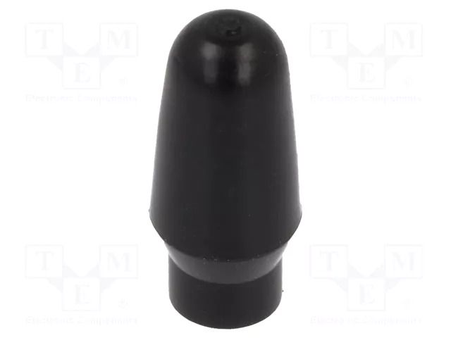 Cap; MTA; push-in; PVC; Body: black; Illumin: none KNITTER-SWITCH C1105