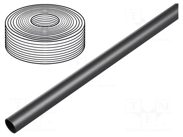 Pneumatic tubing; -0.95÷10bar; polyetylene; PEN; black; -30÷60°C FESTO PEN-12X1.75-SW-200