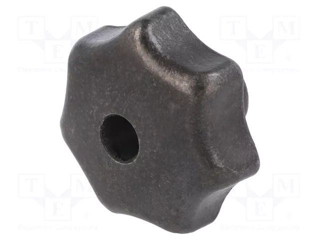 Knob; Ø: 50mm; Int.thread: M10; cast iron; DIN 6336 ELESA+GANTER DIN6336-GG-50-M10D