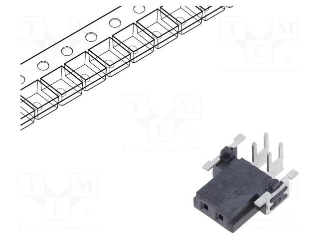 Connector: PCB to PCB; female; PIN: 2; 2.54mm; har-flex® Power HARTING 15650022701333