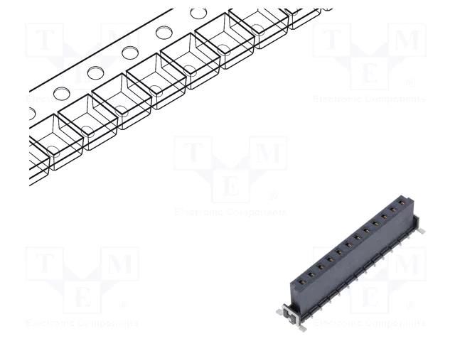 Connector: PCB to PCB; socket; female; PIN: 12; har-flex® Power HARTING 15620122601333