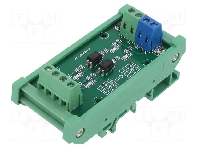 Module: converter; logic level shifter; 3.3VDC; Ch: 2; 40x87x39mm DFROBOT DF-DFR0911