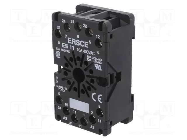 Relays accessories: socket; PIN: 11; Leads: screw terminals CROUZET CROUZET-25622080