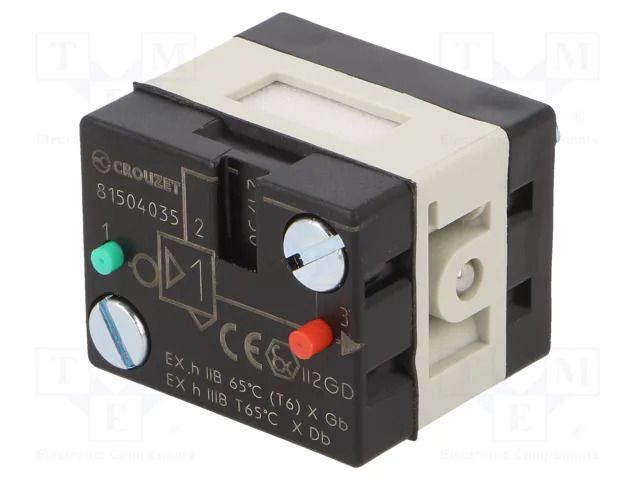 Pneumatic logics module; 2÷8bar; OUT: NOT; 32x25x28mm; -5÷50°C CROUZET CROUZET-81504035