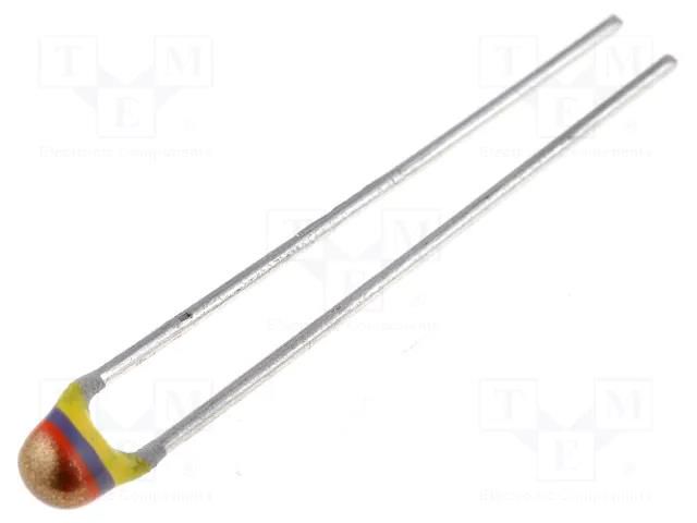 NTC thermistor; 47kΩ; THT; 4090K; -40÷125°C; 500mW VISHAY 640-47K