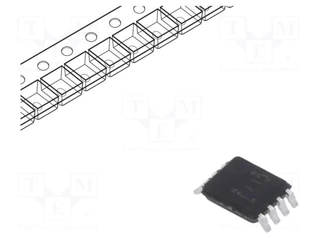 IC: digital; buffer,non-inverting; Ch: 3; CMOS; SMD; VSSOP8; 74LVC TEXAS INSTRUMENTS SN74LVC3G17DCUR