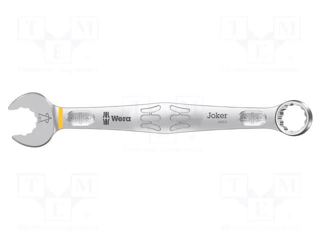 Wrench; inch,combination spanner; 3/4"; steel; Joker 6003; 230mm WERA WERA.05020218001