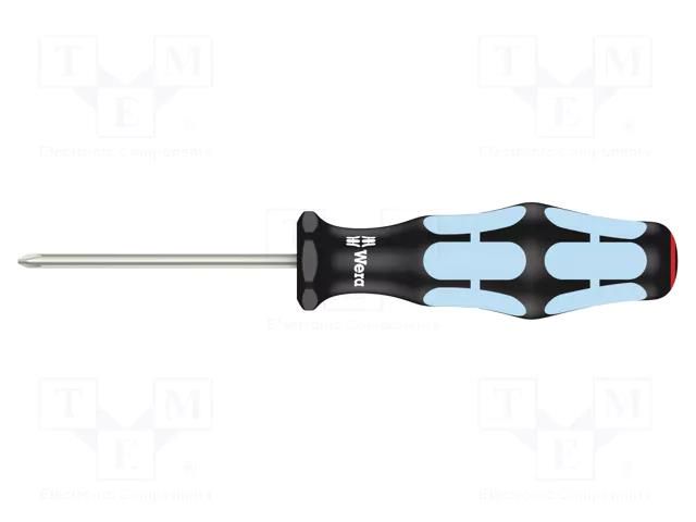 Screwdriver; Phillips; PH0; Blade length: 60mm; Overall len: 141mm WERA WERA.05032020001