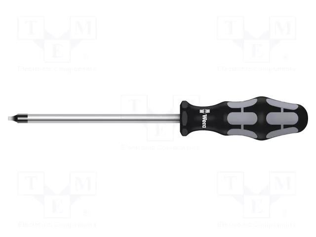 Screwdriver; square; #3; Blade length: 150mm; Overall len: 262mm WERA WERA.05117686001