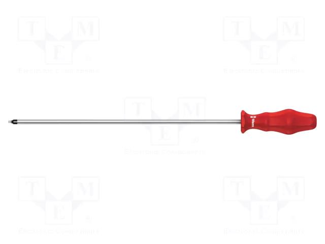 Screwdriver; square; #2; Blade length: 300mm; Overall len: 405mm WERA WERA.05117691001