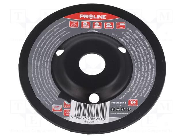 Grinding wheel; Ø: 125mm; Øhole: 22.23mm PROLINE PRE-86231