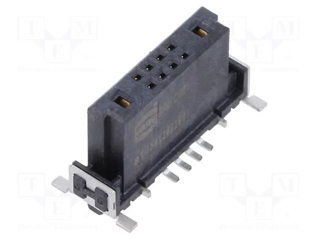 Connector: PCB to PCB; female; PIN: 10(2+8); har-flex® Hybrid HARTING 15822082601333